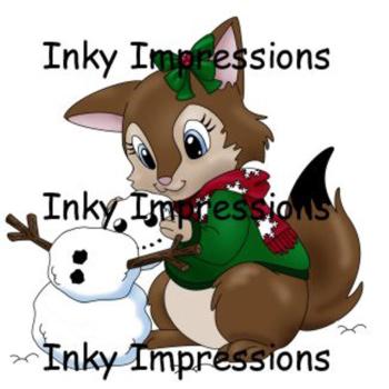 Inky Impressions Cling Rubber Sophia's Sweet Snowman