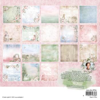 Jenine´s Mindful Art 8x8 Paper Pad Romantic Moments #96