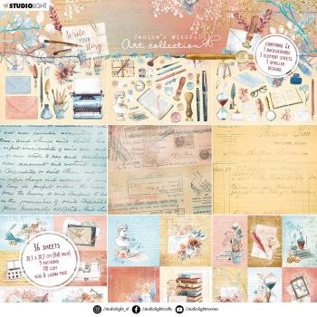 Jenine´s Mindful Art 8x8 Paper Pad Write Your Story PP35