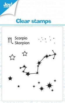 Joy Crafts Clear Stamp Scorpio Skorpion #0562
