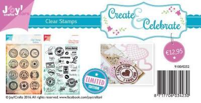 Joy!Crafts Create & Celebrate Clear Stamps