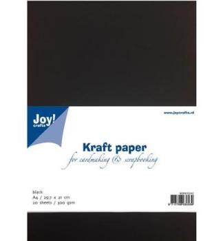 Joy!Crafts Schwarz Papier A4 Paper Pack #8089-0241