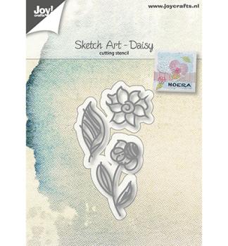 Joy!Crafts Stanze Sketch Art Daisy 6002/1036