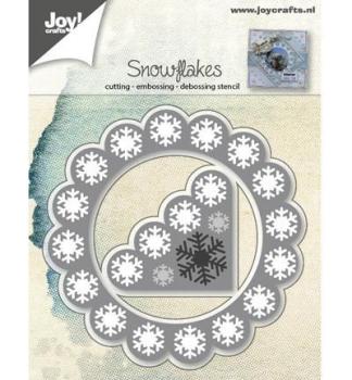 Joy!Crafts Stanzschablone Snowflakes - Schneeflockenkranz