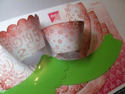 Joy Craft Cupcake Wrapper Stencil Straight #6002/0751