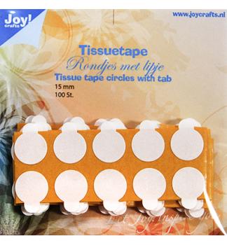 Joy Crafts Tissue Tape Circles with Tab #0105