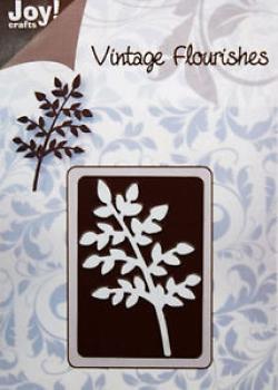 Joy Crafts Vintage Flourish Leaves On Branch #0026