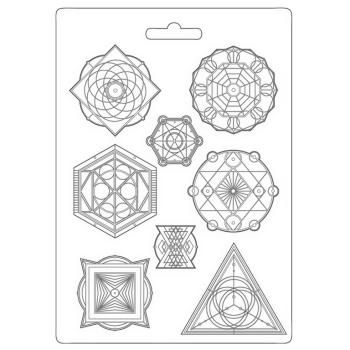 Stamperia A4 Soft Mould Alchemy Symbols #4525