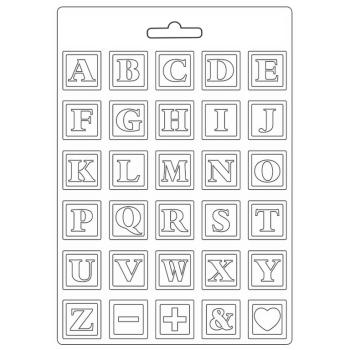 Stamperia A4 Mould DayDream Alphabet #532