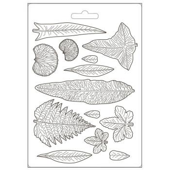 Stamperia A5 Mould Garden House Leaves #613