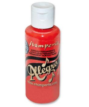 KAL124 Stamperia Allegro Acrylic Paint Bright Red
