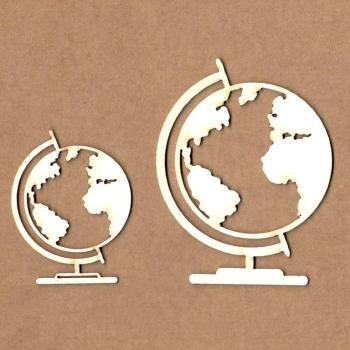 KORA Projects Chipboard Earth Globe #2463