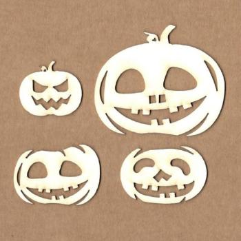 KORA Projects Chipboard Halloween Pumpkins #2485