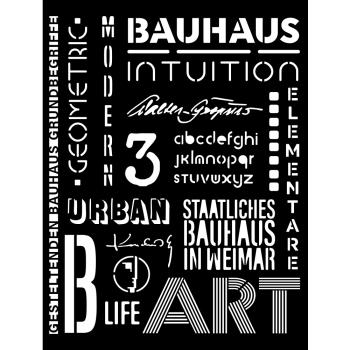Stamperia Stencil Bauhaus Writings KSTD124