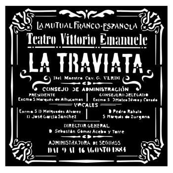 Stamperia Stencil Desire La Traviata KSTDQ69
