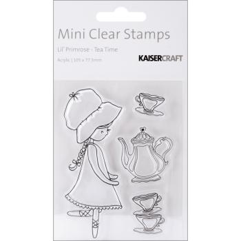 Kaisercraft Clear Stamp Set Lil´Primrose Tea Time