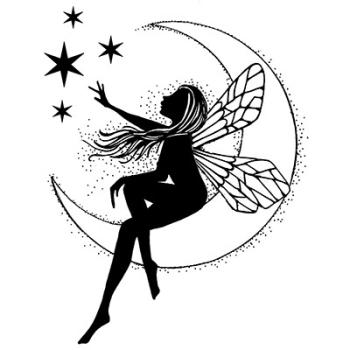 LAV041 Lavinia Stamp Moon Fairy