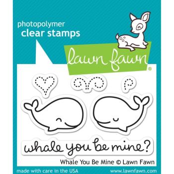 Lawn Fawn Clear Stamp Whale You Be Mine