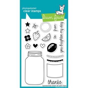 Lawn Fawn Clear Stamps Summertime Charm #LF449