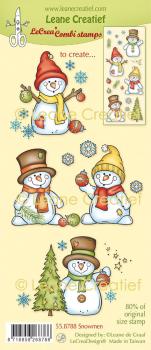 Leane Creatief Stamps Snowmen 55.8788
