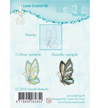 Leane Creatief Doodle Stamp Butterfly