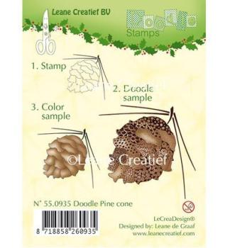 Leane Creatief Doodle Stamp Pine cone