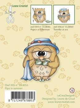 Leane Creatief Stamp Owl Pipa in Summer 55.8053