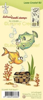 Leane Creatief Stamps Fish Bowl #01