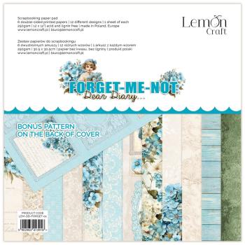 Lemon Craft Dear Diary Forget me not 12x12 Paper Pack