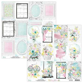 SET Mintay 12x12 Paper Sheet Happy Place Cards #06