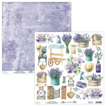 Mintay 12x12 Paper Sheet Lavender Farm Elements 09