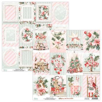 Mintay 12x12 Paper Sheet Merry Little Christmas Cards 06