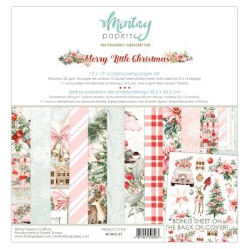Mintay 12x12 Paper Pad Merry Little Christmas