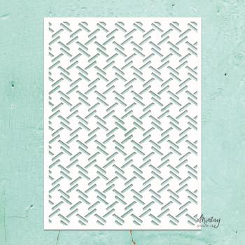 #13 Mintay Kreativa 6x8 Stencil Checkered Plate