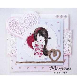 Marianne Design Craftables Lace Heart CR1428