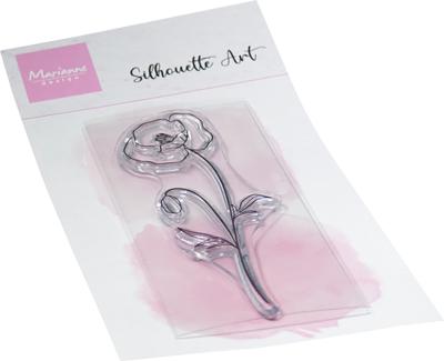 Marianne Design Silhouette Art Stamp Poppy CS1160