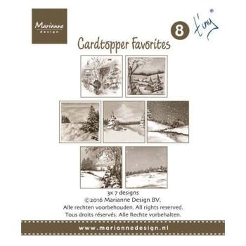 Marianne Design Cardtopper Favourites Tiny #CT1508
