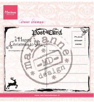 Marianne Design Clear Stamp Christmas Postcard