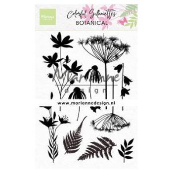 Marianne Design Clear Stamp Colorful Silhouette Botanical #CS1048