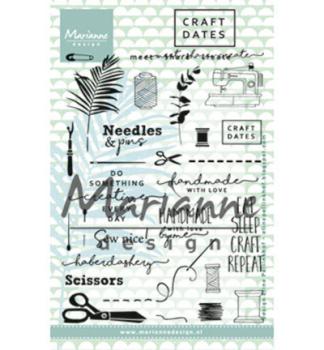 Marianne Design Clear Stamp Craft Dates 2 #ECO167