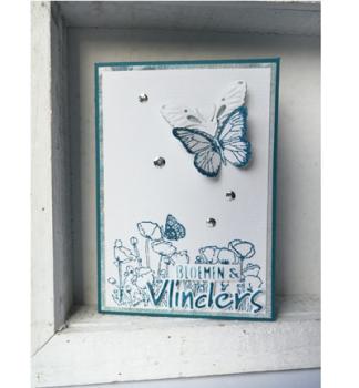 Marianne Design Clear Stamp Schmetterlinge und Blumen