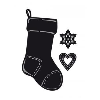 Marianne Design Craftables Christmas Socking CR1256
