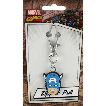 Marvel Comics Zipper Pull Captain America #MVL0011