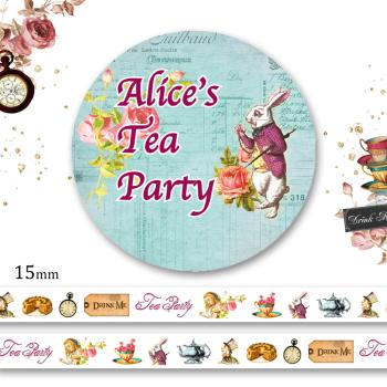 Memory-Place Washi Tape Alice's Tea Party #60298