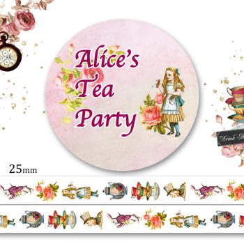 Memory-Place Washi Tape Alice's Tea Party #60299