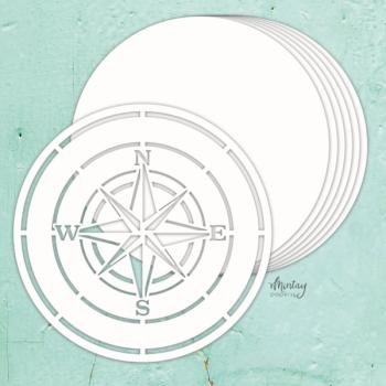 Mintay Chippies Round Album Base Compass CHIP4-A4