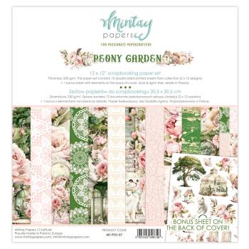 Mintay Papers 12x12 Paper Pad Peony Garden