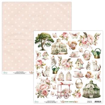 Mintay Papers 12x12 Paper Sheet Peony Garden Elements 09