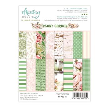 Mintay Papers 6x8 Add-on Paper Pad Peony Garden