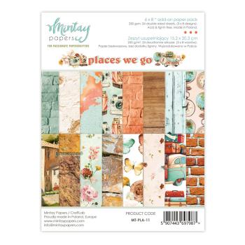 Mintay Papers 6x8 Add-on Paper Pad Places We Go